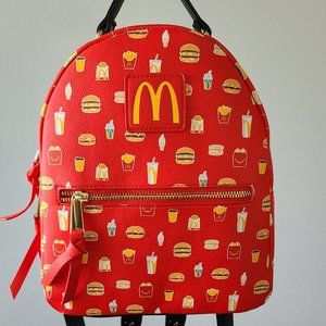 McDonald's Mealtime Favorites Allover Print Mini Backpack - BoxLunch Exclusive